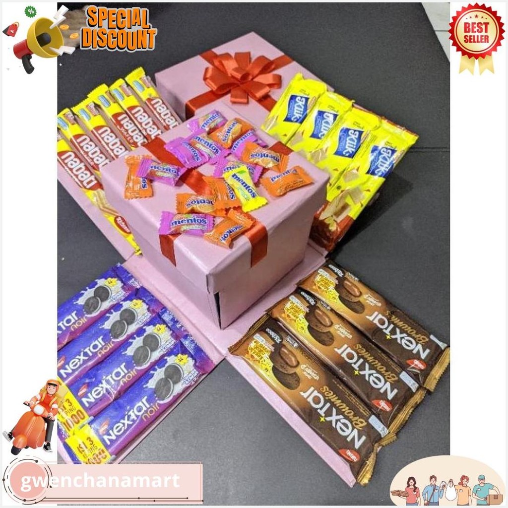 

Hampers Snack Ulang Tahun Valentine Anniversary Hadiah Untuk Anak Pasangan Teman Unik Dan Estetik Siap Kirim