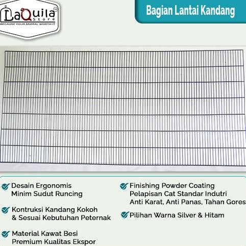 Part Lantai Alas Kandang Galvanis Hewan