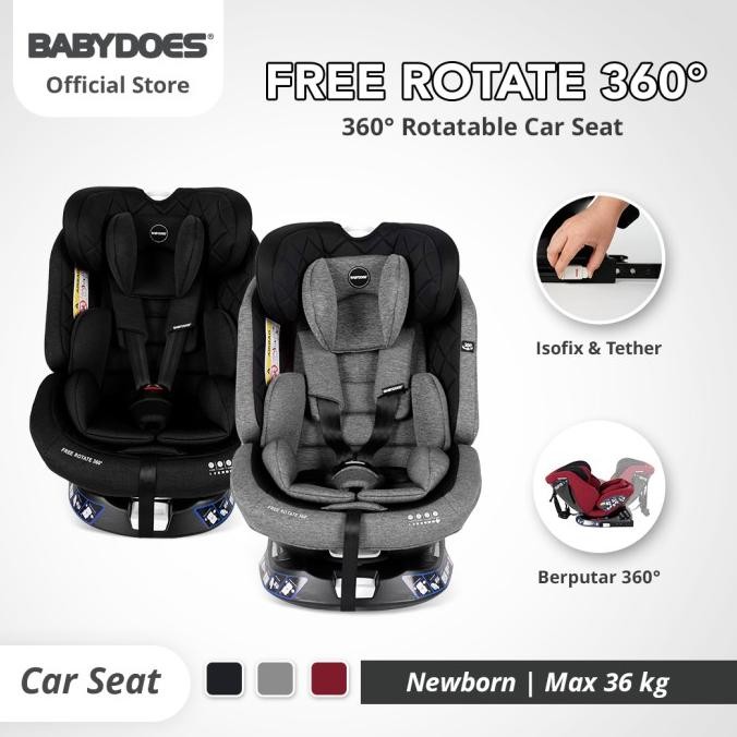 Carseat Babydoes Ch 8749 Free Rotate 360