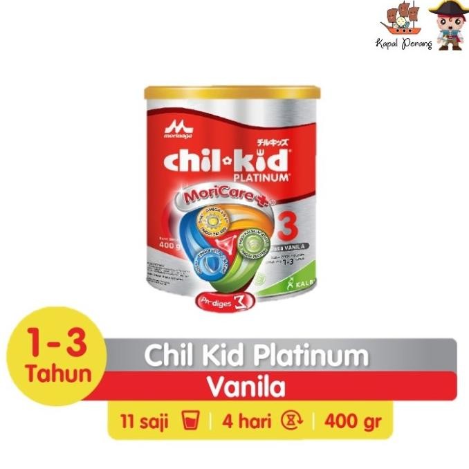 

Morinaga Chil Kid Platinum Moricare+ Vanila 400 G