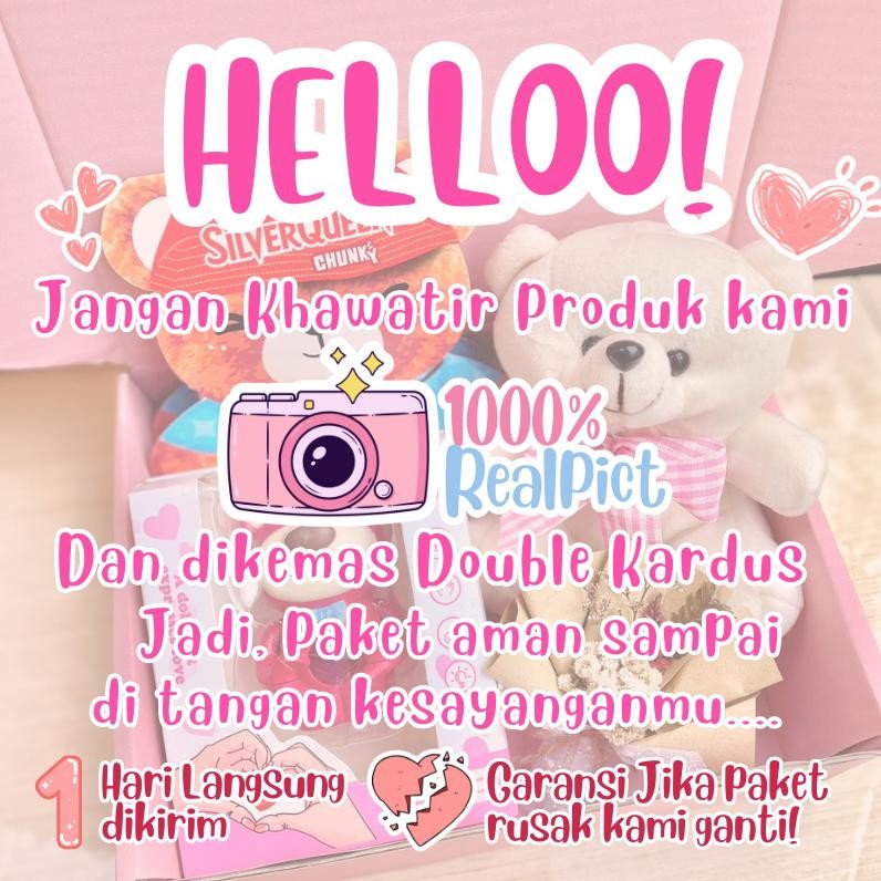 

rq-56 NEW READY SIAP KIRIM Hampers Valentine coklat silverqueen bear beruang Kado Valentine ayang murah valentin gift box pacar sahabat gebetan istri cewek cowok romantis Premium