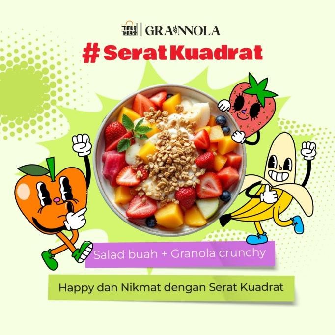 

[Bundling 2 Produk] Granola 500Gr Kemasan Toples Timur Tengah Sereal Original Dan Terpercaya