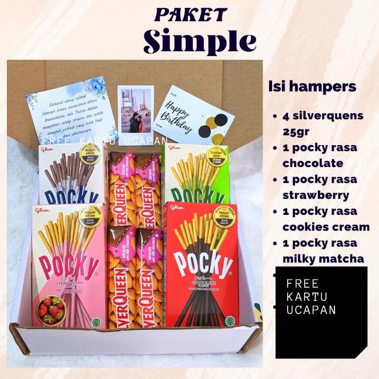 

TR24 Hampers Snack Coklat Silver Queen Love Edisi Valentine Gift Box Wisuda Ulang Tahun Anniversary Termurah