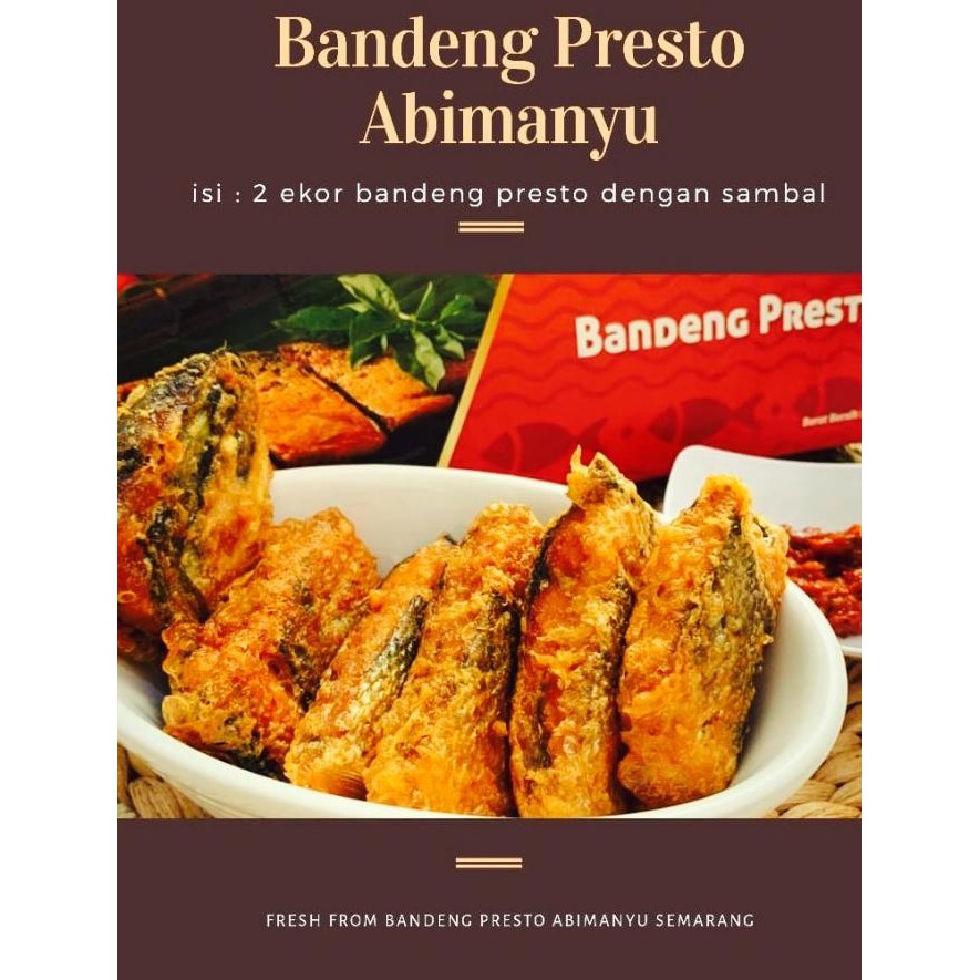 

Bandeng Presto Asli Semarang (Isi 2 Ekor) Original Dan Terpercaya
