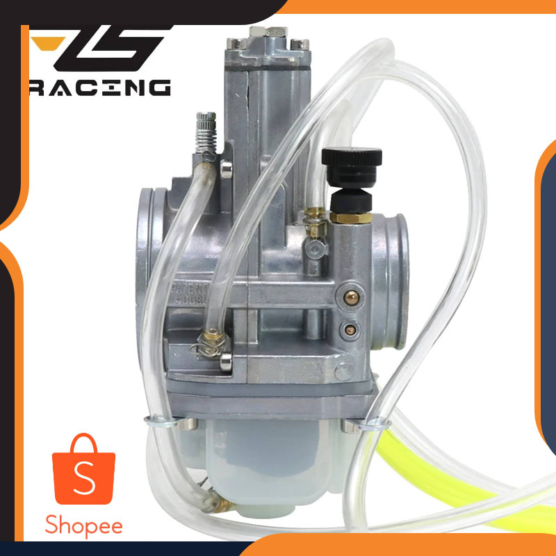 Murah ZS Racing 2 Stroke Lectron Carburetor with Cable for Yamaha Honda Suzuki K-TM Husaberg Husqvar