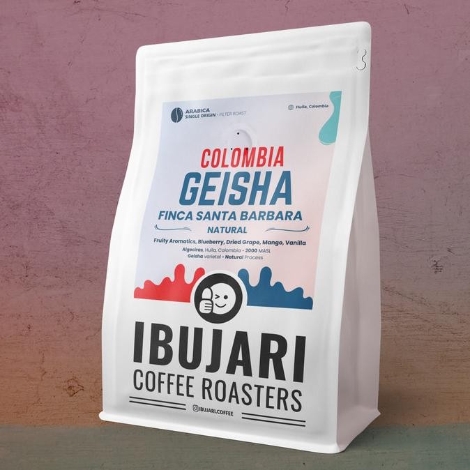 

Colombia Geisha Finca Santa Barbara Natural Biji Kopi Arabika Gesha