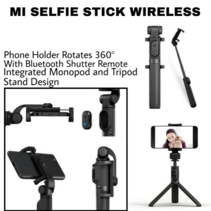 Xiaomi Tongsis Selfie Stick Tongsis Wireless Minipod Tripod Tomsis