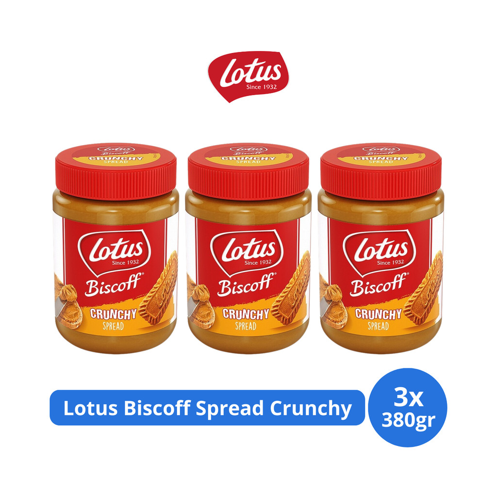 

Lotus Biscoff Spread Crunchy 380gr x 3 pcs