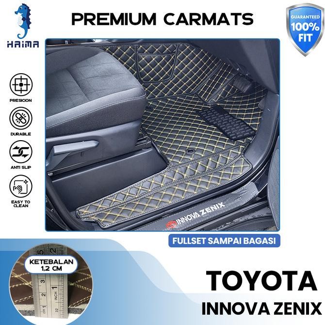 Haima Karpet Mobil Toyota Innova Zenix Fullset Bagasi
