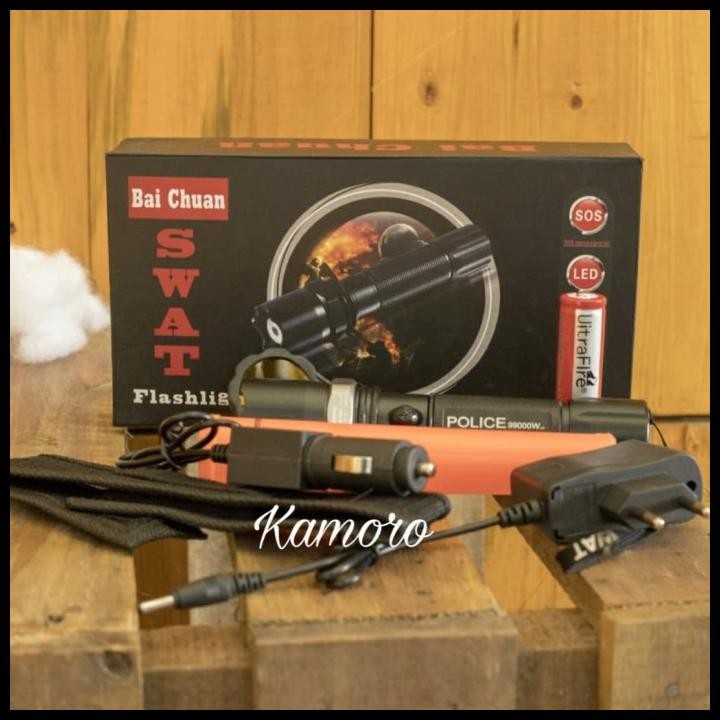 Promo Senter Swat Police 99000W Original Good Quality