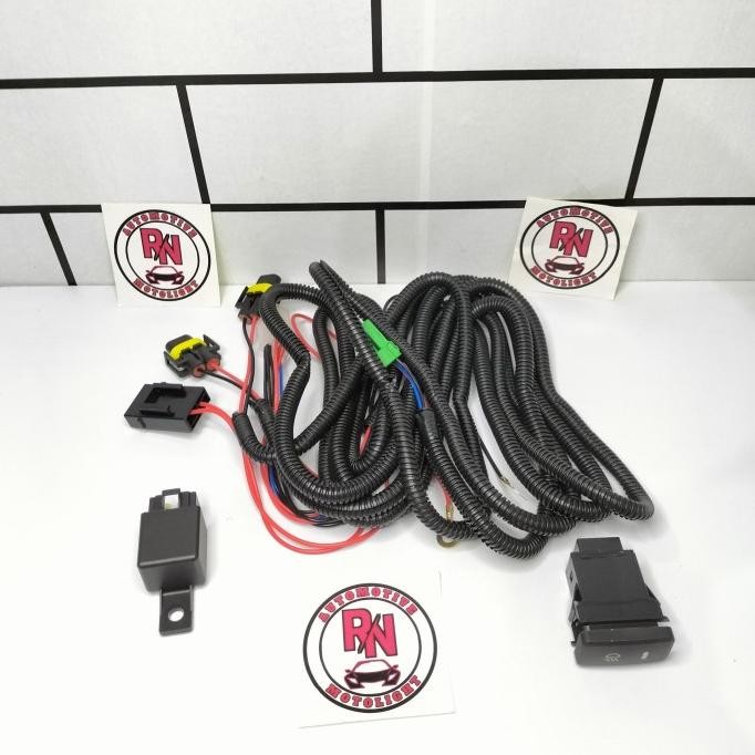 Kabel Set Relay Lampu Foglamp Mobil Universal Semua Mobil Terlaris