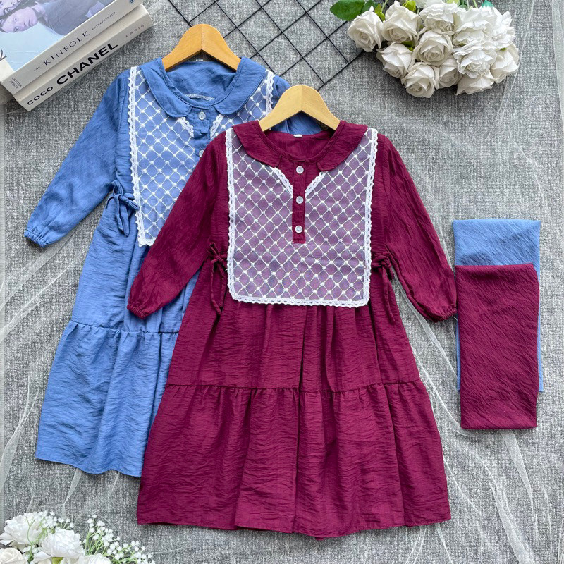 Bajugamis Gamis Cod Gamis 1 Tahun Umur 11 12 Tahun Baju Muslim Anak Terbaru2025 Anak Ghamis Gmis Gem