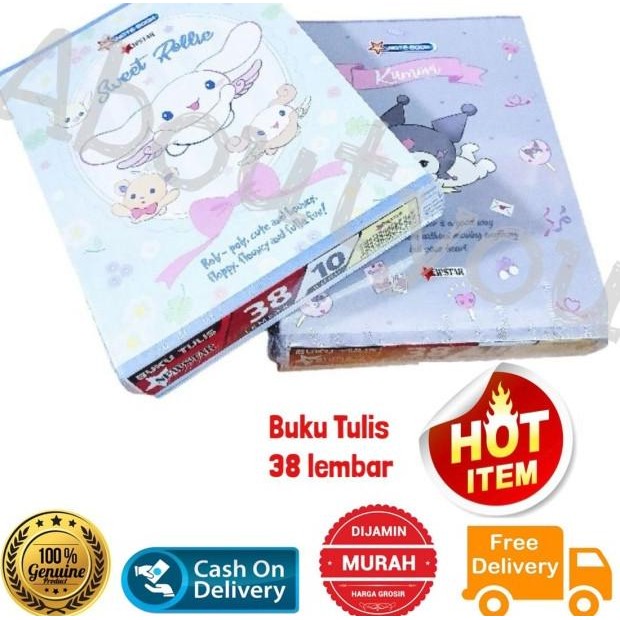 

Viral 10Pc Buu Tuli Uro Cinnamoroll Buu Anrio 38 Lembar Ter Uroe Boo