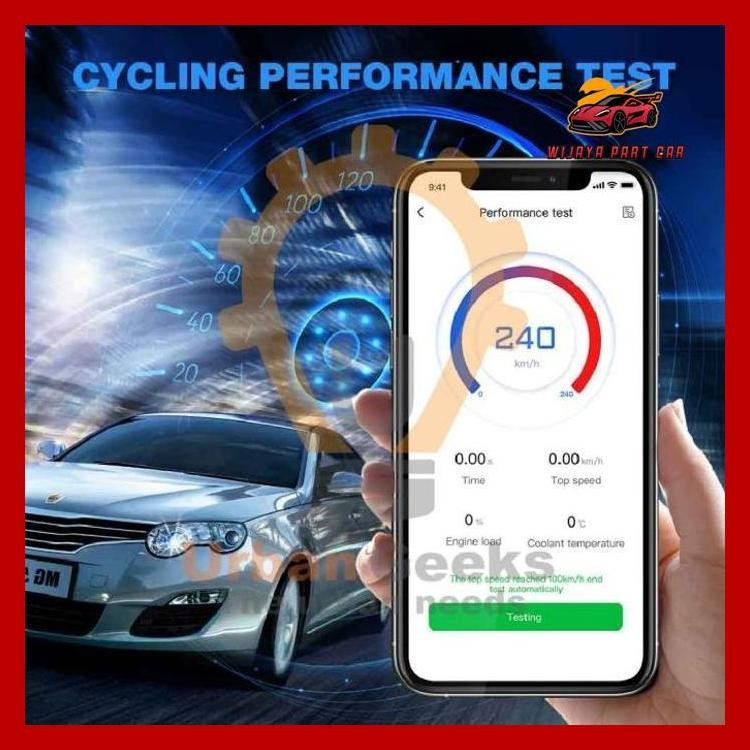 XTOOL AD10 OBD2 DIAGNOSTIC SCANNER EOBD BLUETOOTH ELM327 ANDROID