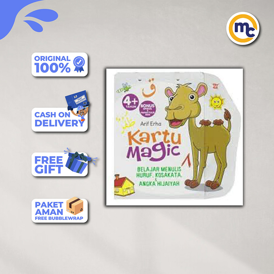 KARTU MAGIC BELAJAR MENULIS HURUF, KOSAKATA & ANGKA HIJAIYAH