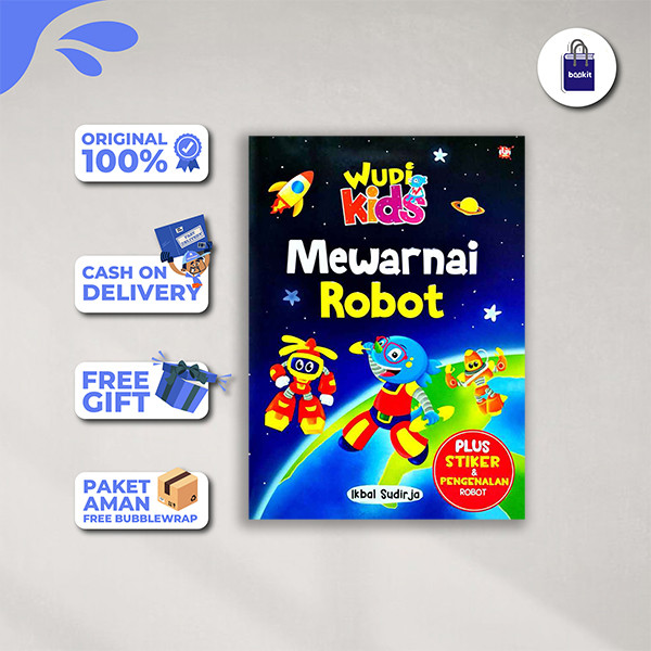 WUDI BOOK : MEWARNAI ROBOT