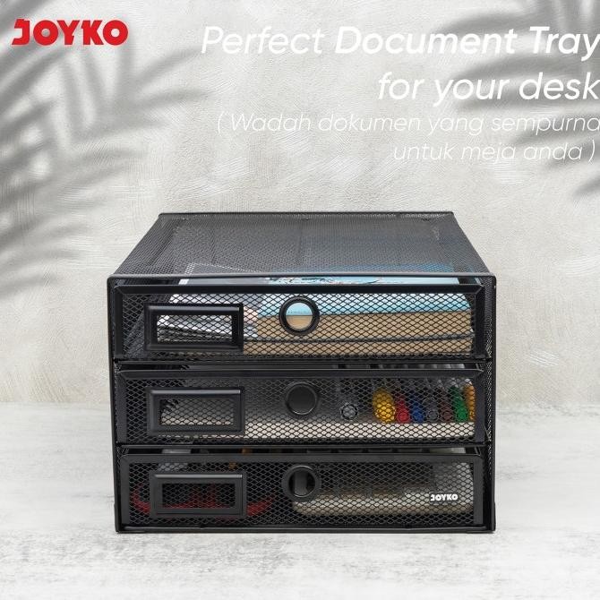 

Joyko Document Tray 3 Tier / Rak Kertas Dokumen 3 Susun Wadah Dokumen Meja DT-62