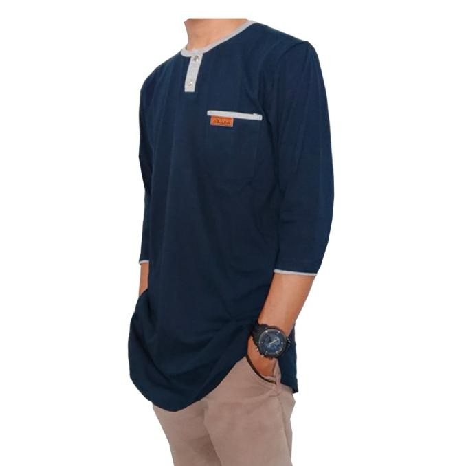 AZLINA - KAOS KURTA PRIA - KAOS MUSLIM MURAH BAHAN ADEM