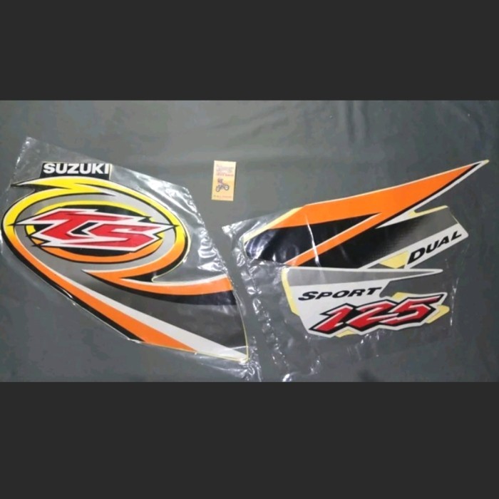 Striping 2004-2005 Hitam Ts125 Striping Tahun Muda Hitam Ts125 Stiker Bodi Ts125 Stiker Ts125 Stripi