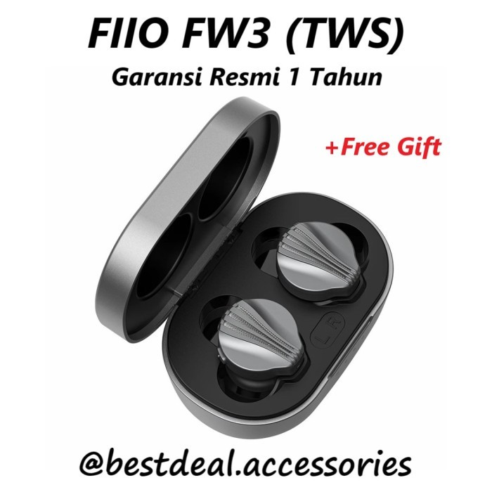 Fiio Fw3 True Wireless Earbuds 10Mm Driver Snapdragon Sound Ak4332 Tws TerlarisR350225A