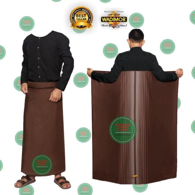 SARUNG WADIMOR DEWASA ORIGINAL COKLAT TUMPAL SALUR