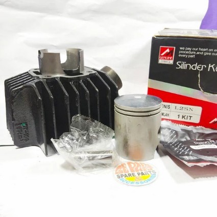 Blok Seher L2Sn Komplit Piston Kit Pnp L2G Yb100 Cylinder Block Silind Barang Langka