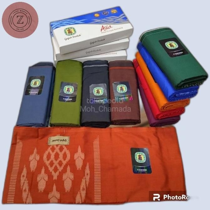 SARUNG GAJAH DUDUK ASIA POLOS TUMPAL KEMBANG