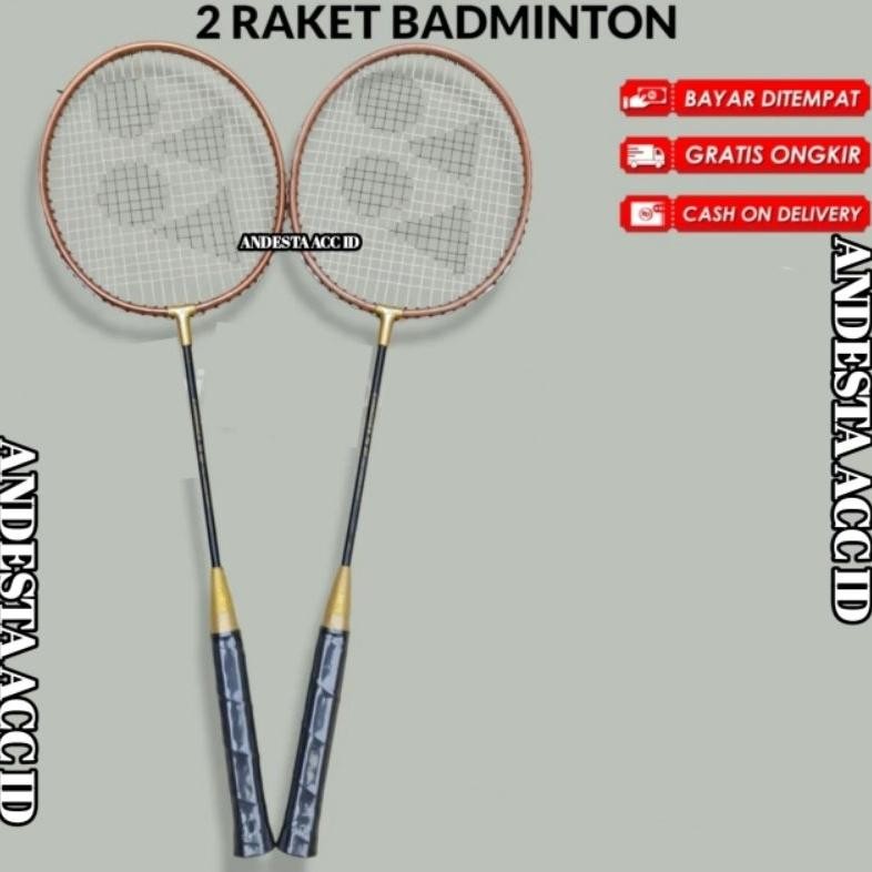 fj-44 RAKET BADMINTON CARBONEX 9  PAKET LENGKAP 2 RAKET 2 GRIP 1 TAS 12 KOK Original