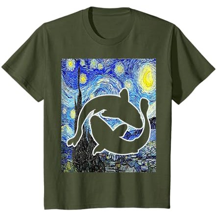 Kaos Lukisan Ikan Koi Ikan Mas Jepang Malam Berbintang Nishikigoi |ZSYtGg7V|