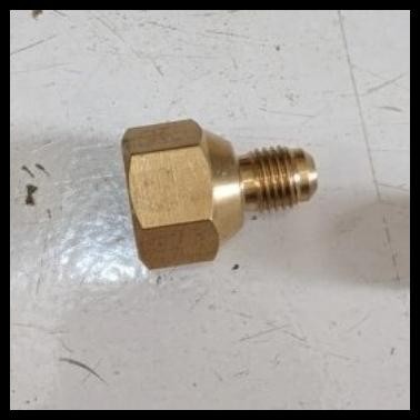 Konektor Double Nepel 3/8 X 1/4 Penyambung Pipa Ac