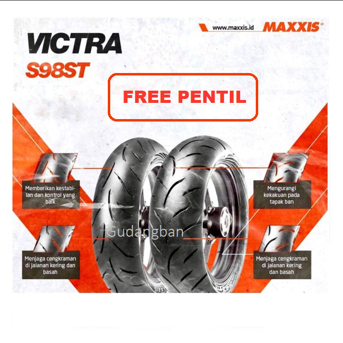 Maxxis victra 110 / 70 - 13 nmax dual compound ban motor