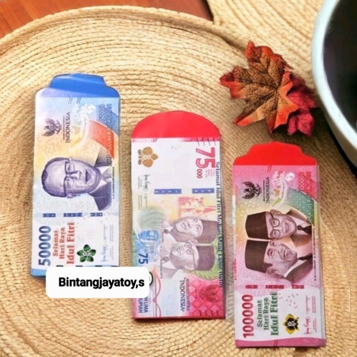 

SALE AMPLOP LEBARAN SIZE BESAR MOTIF UANG MAINAN ISI 100 LEMBAR AKL11