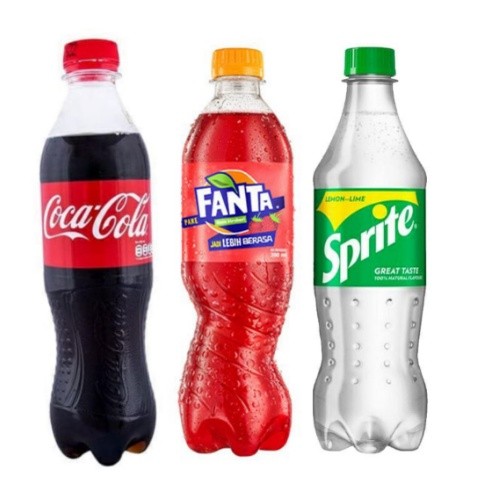 

Sensasi Baru Fanta / Coca Cola / Sprite / 390 Ml Qlh4