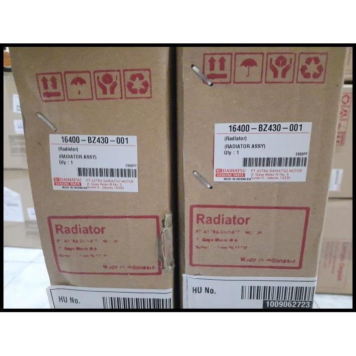 Radiator Avanza Xenia 2012 2013 2014 2015 Manual Ori