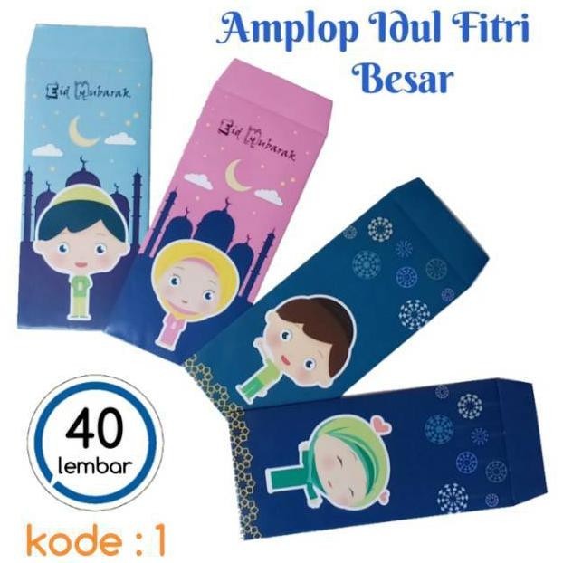 

POTONGAN HARGA PROMO! PAKET AMPLOP ANGPAO LEBARAN IDUL FITRI BESAR ISI 40 WQL11