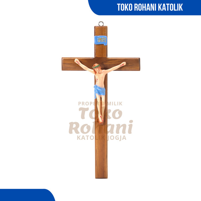Salib Dinding Katolik 30 Cm Korpus Fiber / Salib Gantung Katolik Besar