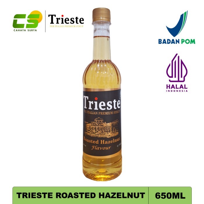 

Trieste Syrup Roasted Hazelnut - Sirup Rasa Roasted Hazelnut - 650 ml