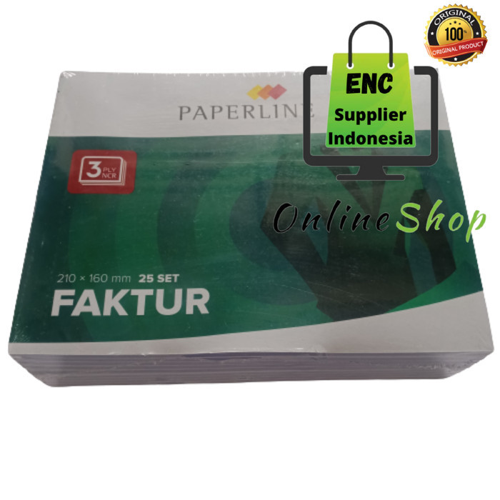 

Ready buku faktur 3 rangkap paperline