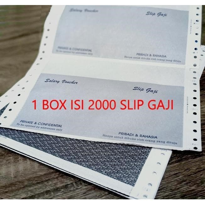 

Ready slip gaji rangkap