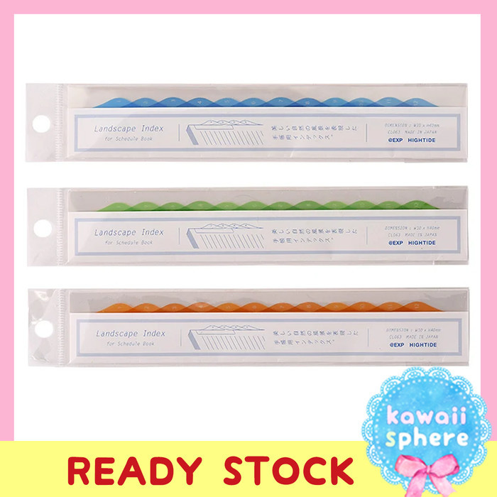 

Ready Hobonichi Landscape Index Tape Hightide Hobonichi Accessories