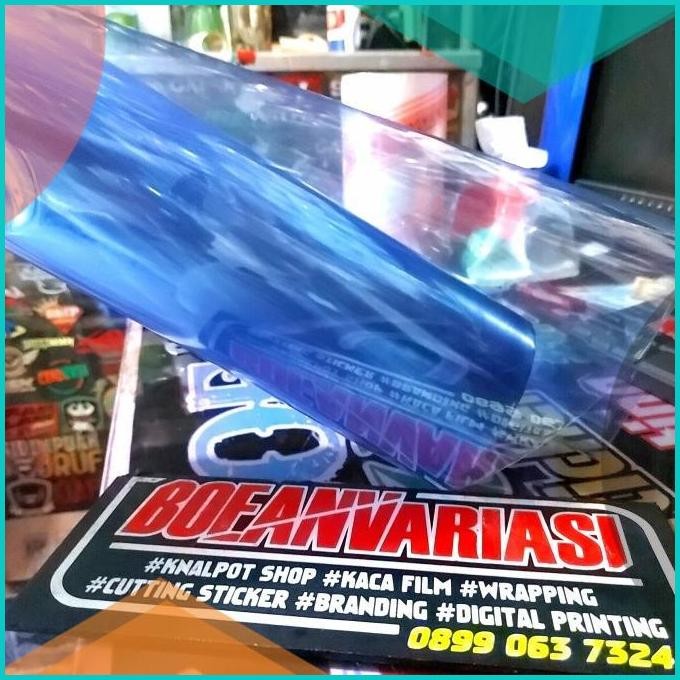 

Sticker hibryd biru buat lampu mobil motor 07D35Z4 readystock