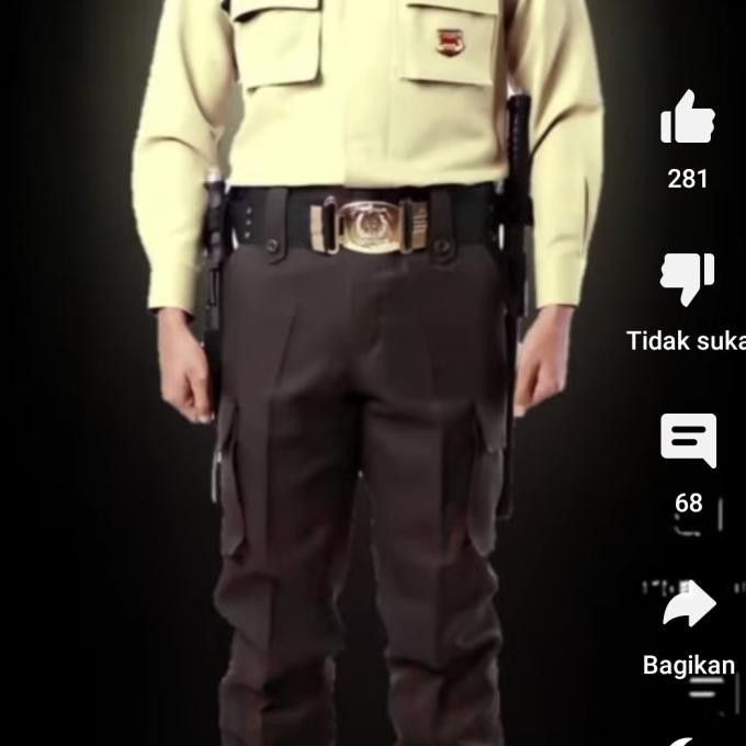 Baju seragam satpam - security CREM PDL SATU Bahan GAIA Neo Premium ..