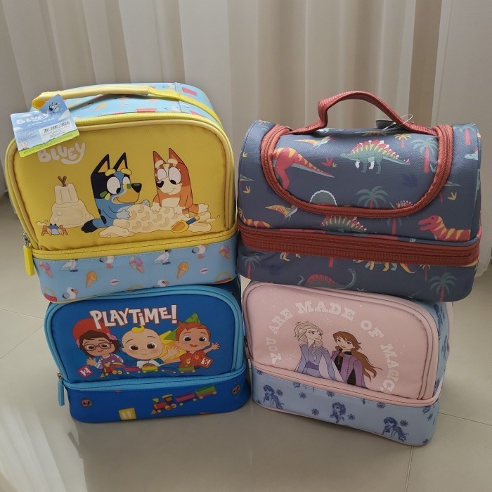 LUNCH BOX BAG LICENSED ORIGINAL PAW PATROL FROZEN BLUEY COCOMELON