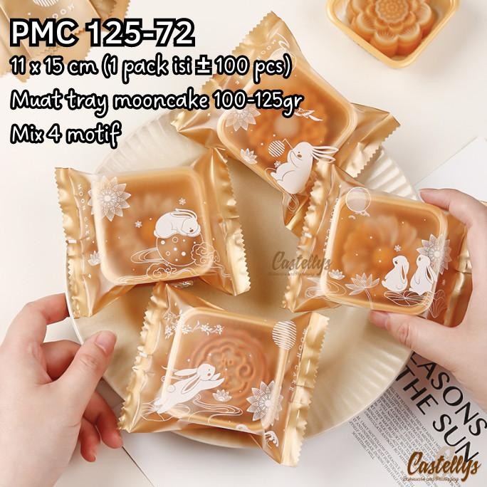 

] Plastik Mooncake 100gr - 125gr PMC 125-72 Kue Pia Bulan Snowskin Mochi