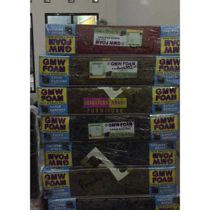 Kasur Busa Rebounded Orthopedic Banteng Gmw Foam Rebonded R.70 Garansi 15Th Free Bantal Guling