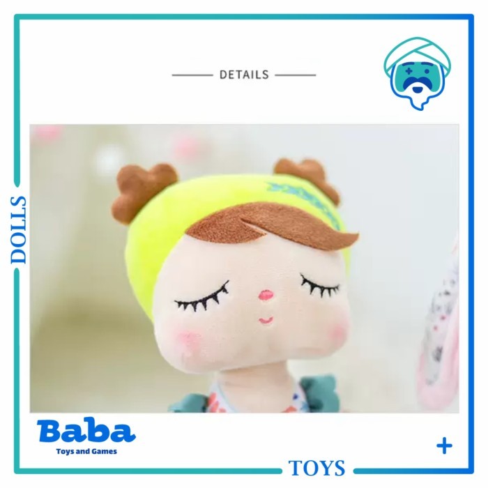 

KADO MAINAN ANAK PEREMPUAN BONEKA METOO ANGELA BABY DOLL FLOWER IMUT