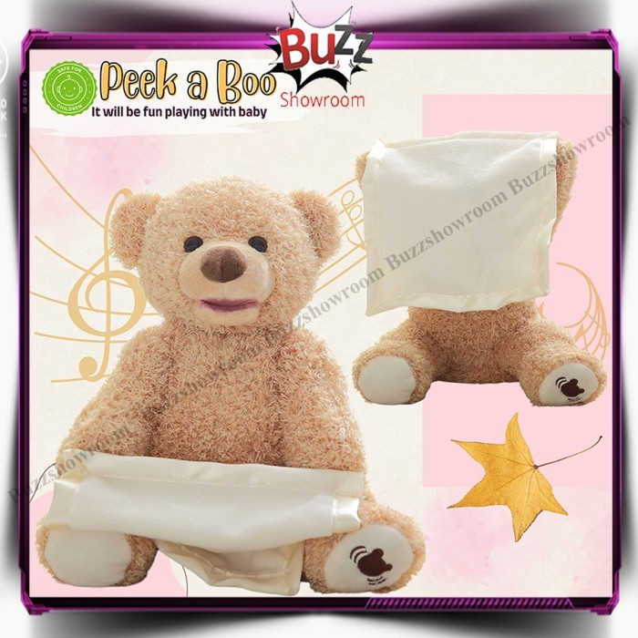 

BONEKA BERUANG PEEK A BOO, BEAR PEEK KA BOO, CILUKBA SINGING