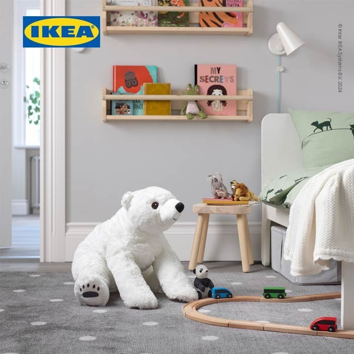 

IKEA SNUTTIG BONEKA BERUANG KUTUB 60CM