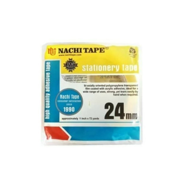 

CELLOTAPE / SELOTIP / ISOLASI NACHI 1 INCH X 72 YARD