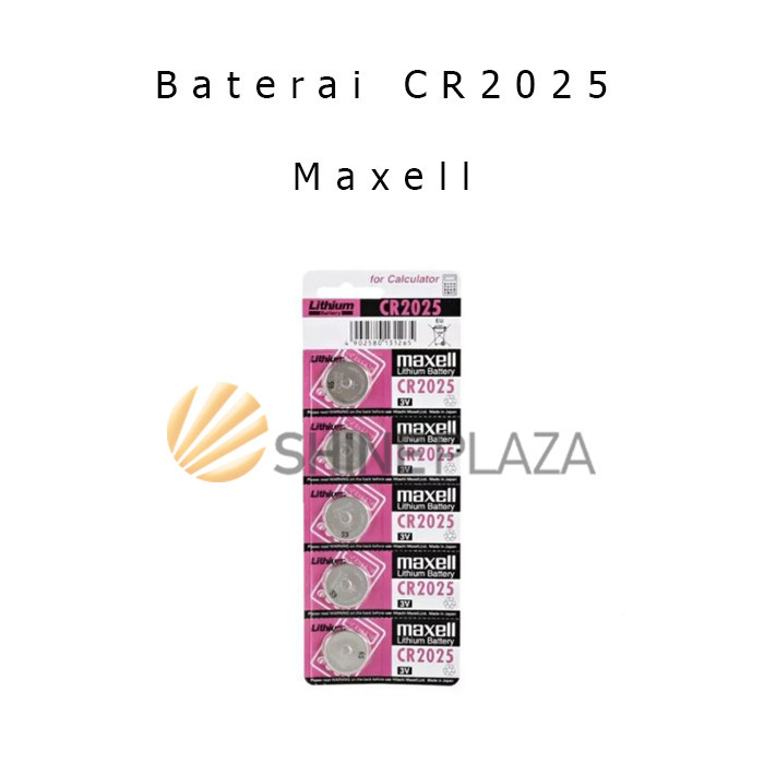 

MAXELL BATTERY CR2025 - BATU BATERAI BATERE JAM TANGAN MAXELL CR2025